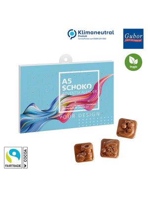 A5-Schoko-Adventskalender - kleine Menge